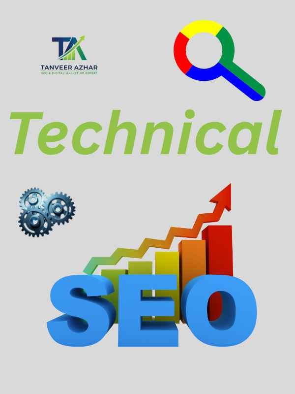 Technical SEO services by Tanveer Azhar including website speed optimization, indexing, crawlability and technical audit.